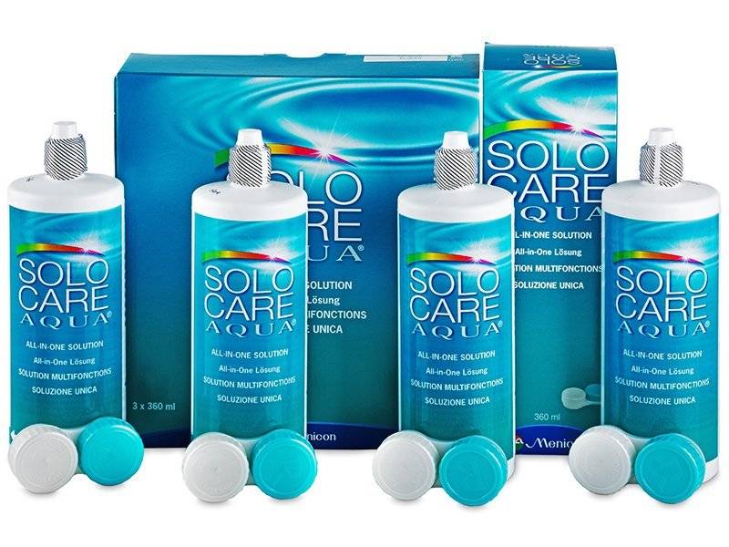 A Solocare Aqua 2 X 360ml 3 Month Supply
