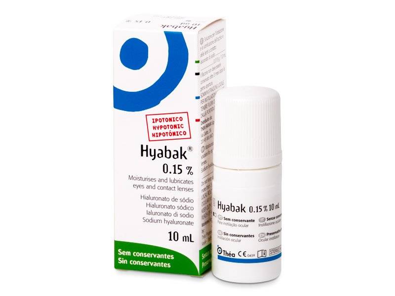 Hyabak Eye Drops 0.15 10 ml (without preservatives) Alensa UK