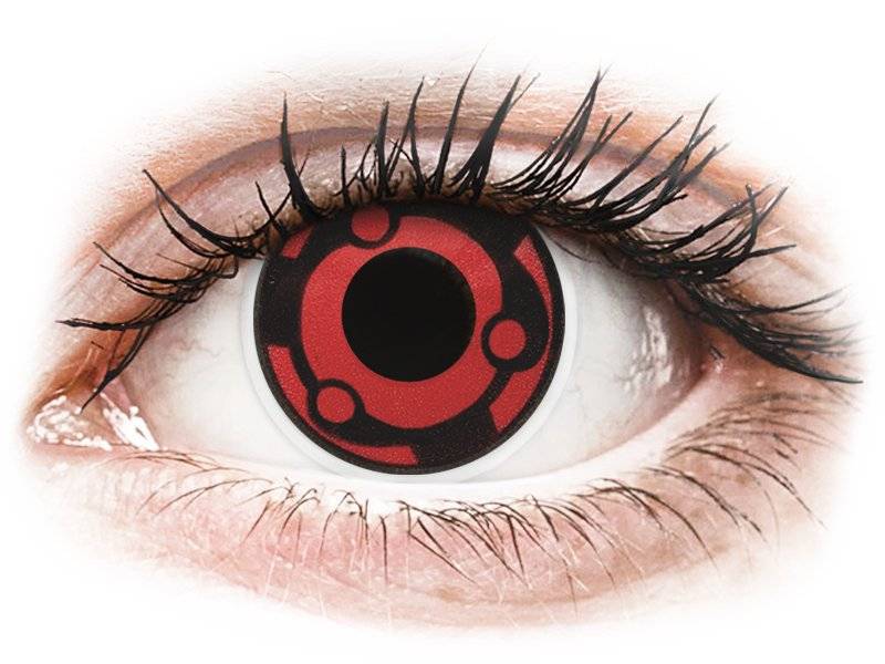 Red Madara Contact Lenses Colourvue Crazy 2 Coloured Lenses