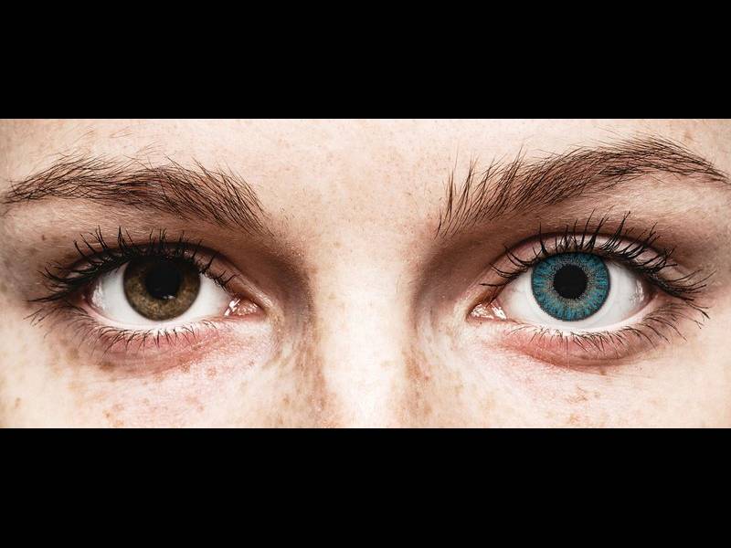 Blue contact lenses - power - TopVue Color (10 daily coloured lenses)