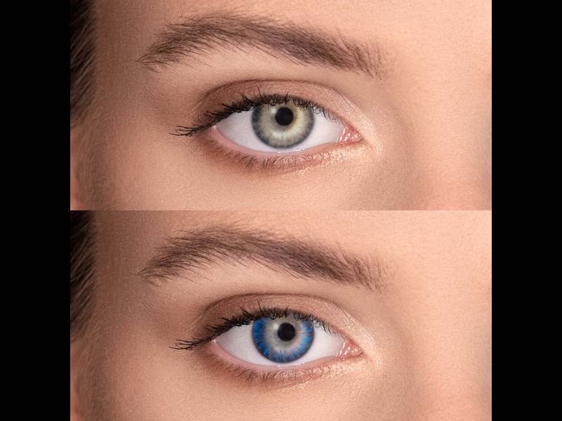 Blue FreshLook ColorBlends lenses (2 lenses) Power Alensa UK
