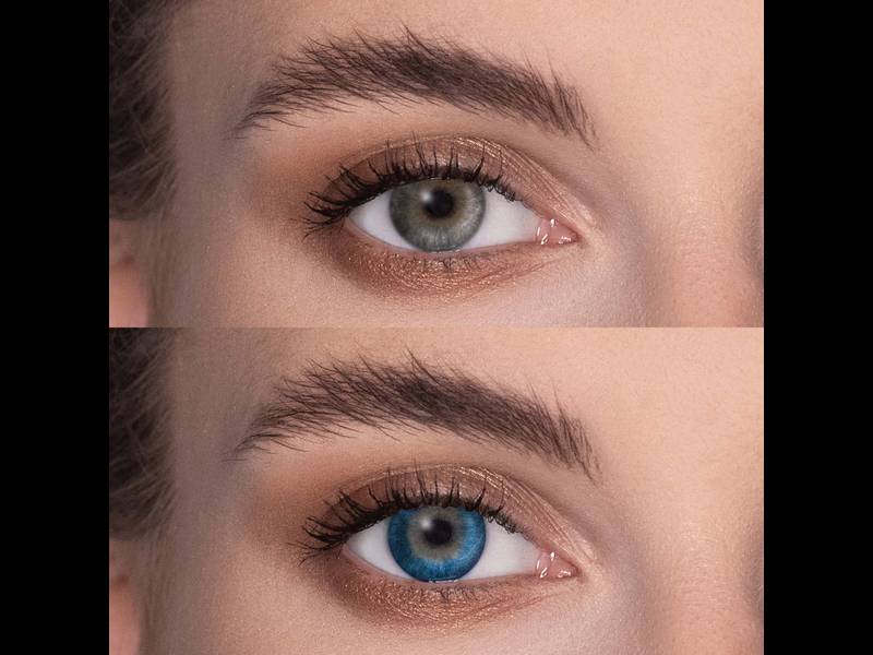 Pacific Blue FreshLook Dimensions lenses (2 lenses) Alensa UK
