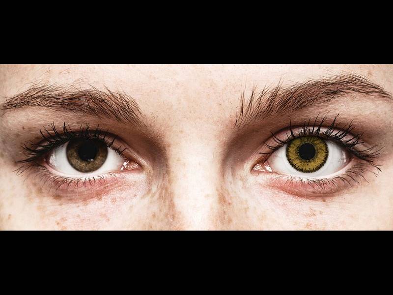 Dark Hazel Soflens Natural Colors Lenses 2 Power Alensa Uk
