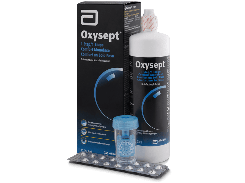 Oxysept 1 Step 300 ml with neutralising tablets | Alensa UK