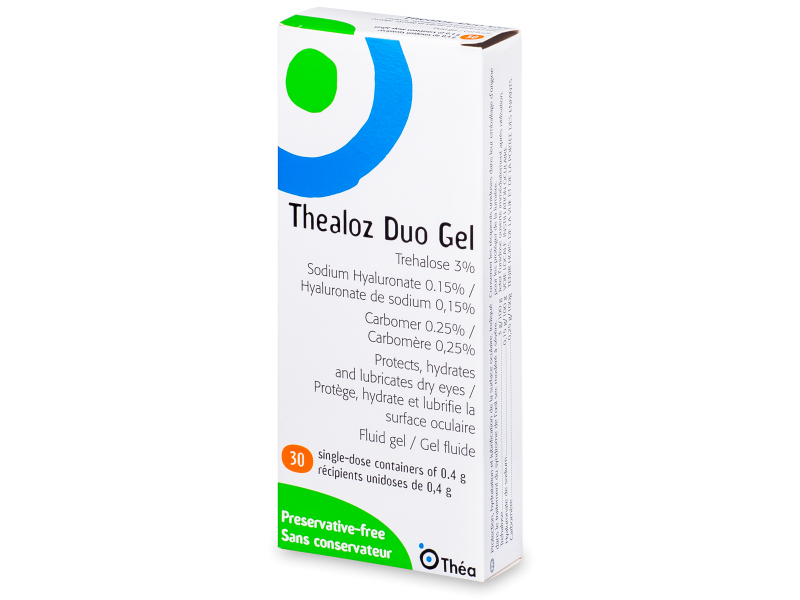 Eye drops Thealoz Duo Gel 30× 0,4g Alensa UK