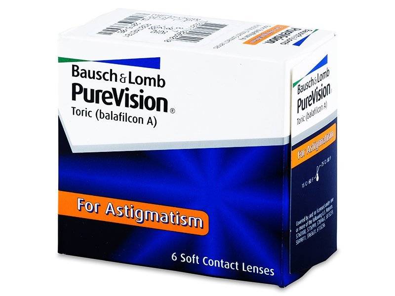 purevision toric 6 lenses