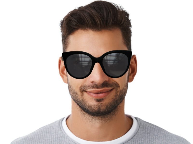 Gucci GG0565S 001 Women Sunglasses Black Cat Eye Frame, Grey Lenses Gucci | Accessories | New Gucci Gg565s00 Black Crystal Grey  main image 4
