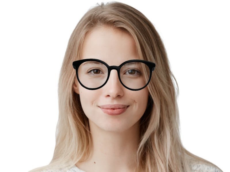 メガネ Chloe Chloe - CH0006O - 006 blue blue transparent Chloe CH0006O Blue, Black Prescription Eyeglasses