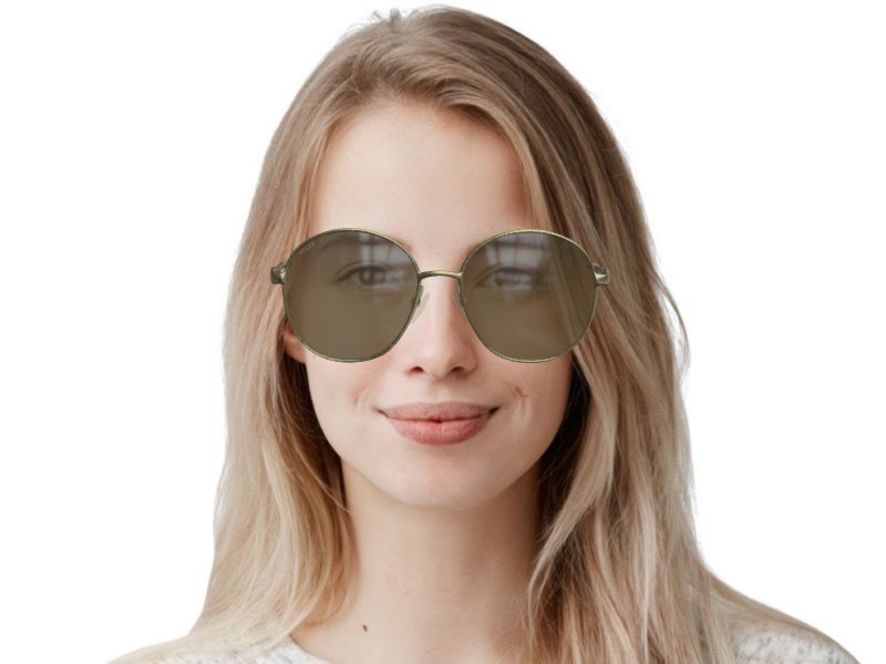 Gucci, Women\'s Gg1090sa 59mm Round Sunglasses, NWOT Gucci Sunglasses GG1090SA 001 main image 3
