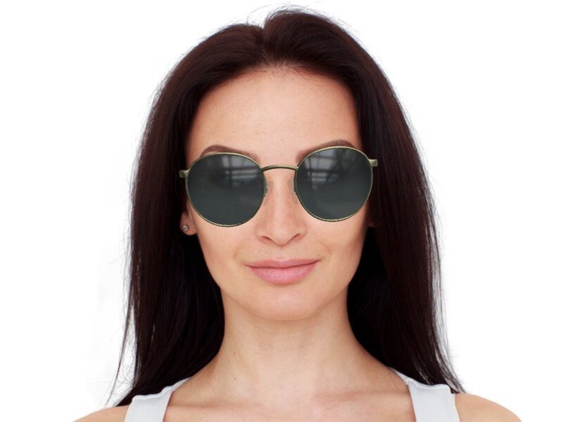 Sunglasses Polaroid Pld 2053/S Gold Grey Polarized 2F7/M9 